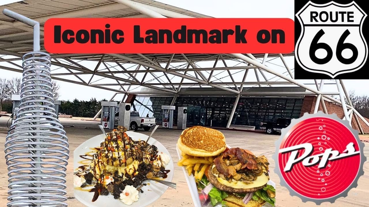 Pops Tour & Review - Food, Fuel & Fizz - Yankee Okie Episode 1 #route66 #oklahoma #foodvlog #food