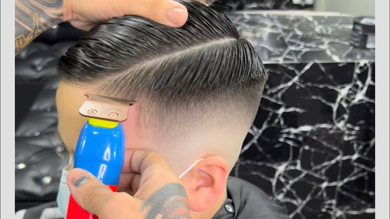 Mid Fade ( corte sin pintura natural )