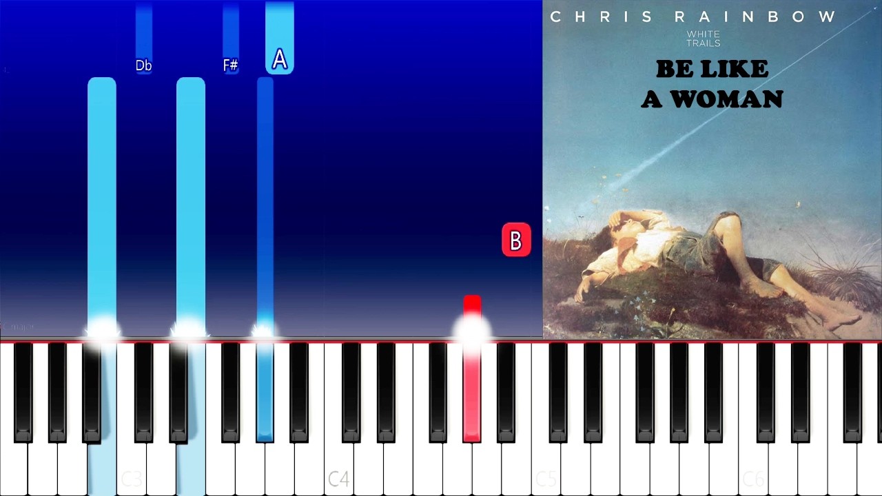 Be Like a Woman - Chris Rainbow (Piano Tutorial)
