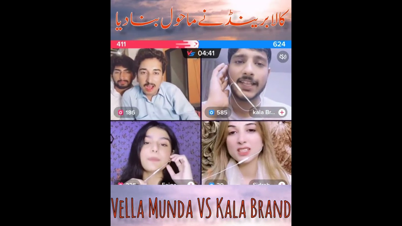 Kala Brand Ne Mahol Bna dia |Vella Munda live Match With Kala Brand |Vella Munda Live