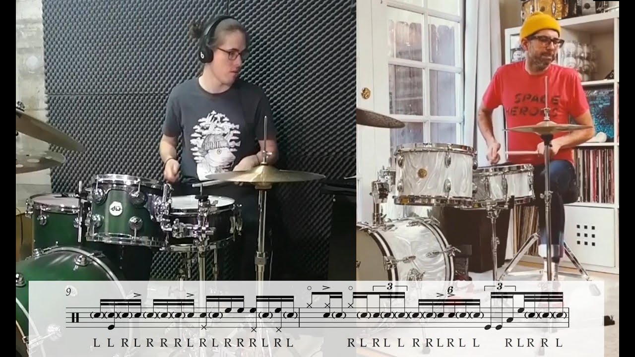 Mark Giuliana - Instagram drum transcription #1 (by Alfio Laini)