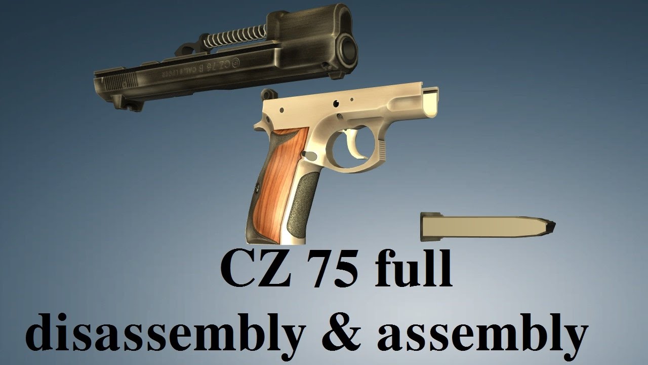CZ 75: full disassembly & assembly | World of Guns