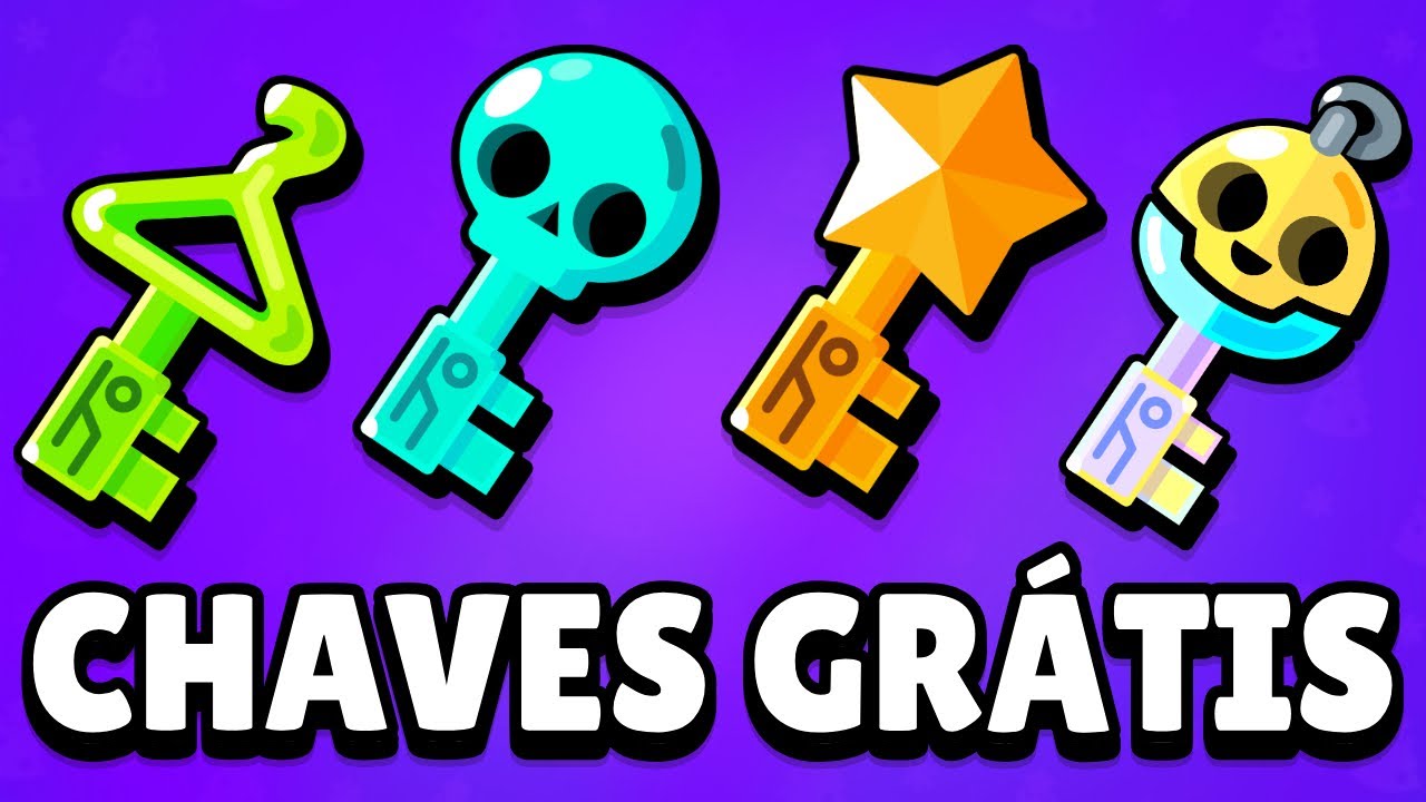 COMO GANHAR MUITAS CHAVES DE GRAÇA NO BRAWL STARS!