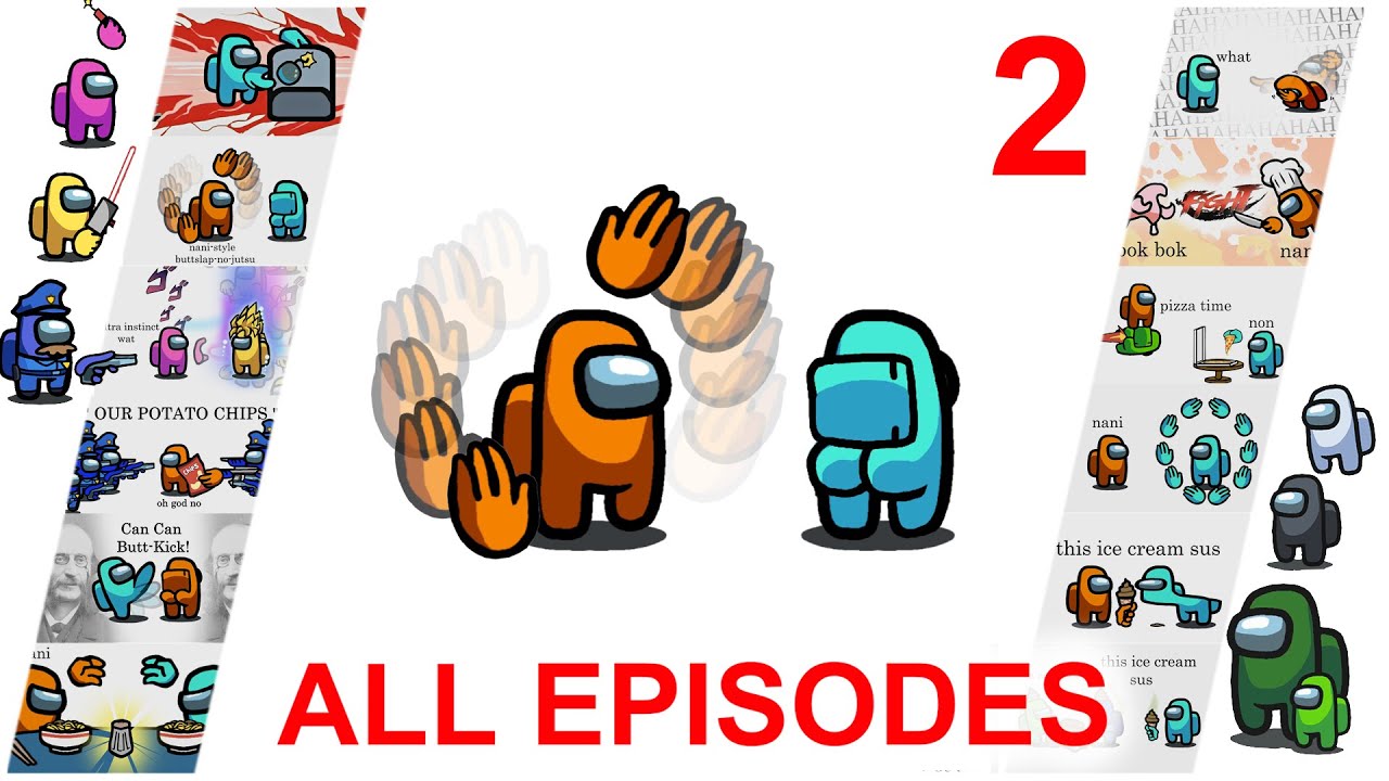 Among Us Handshakes Shorts (All Episodes)