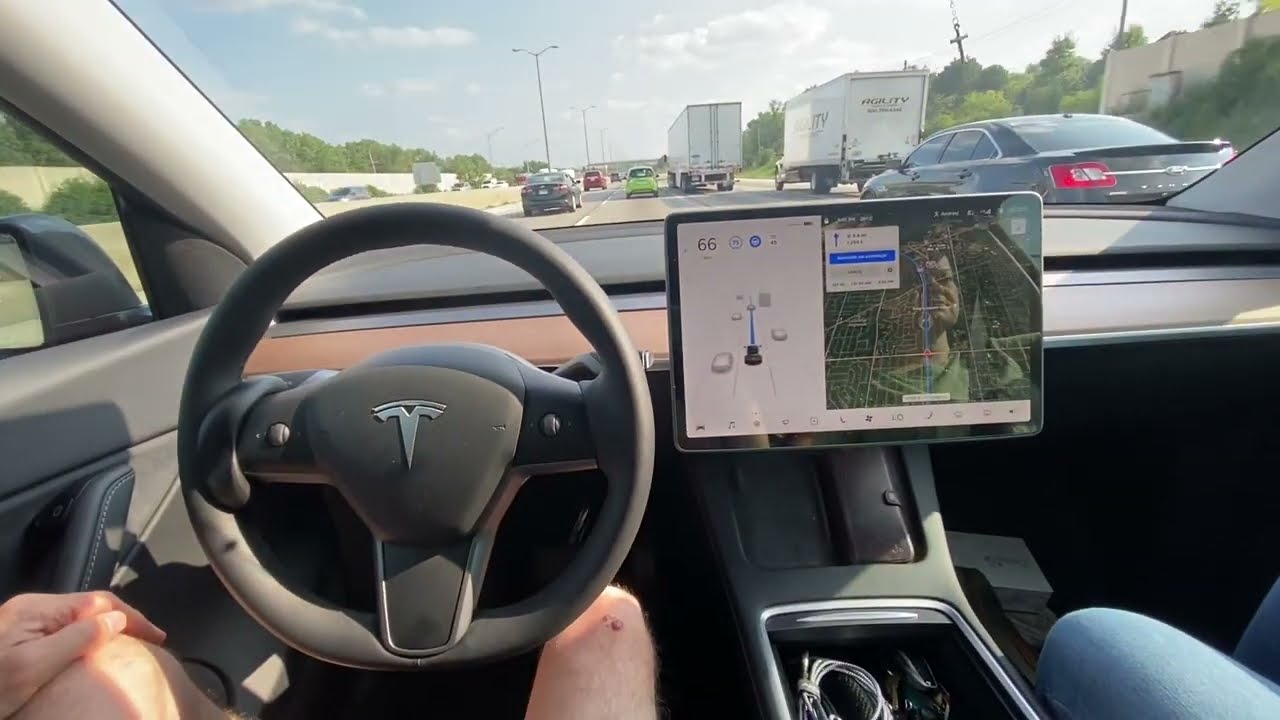 Tesla Model Y FSD - jazda autonomiczna