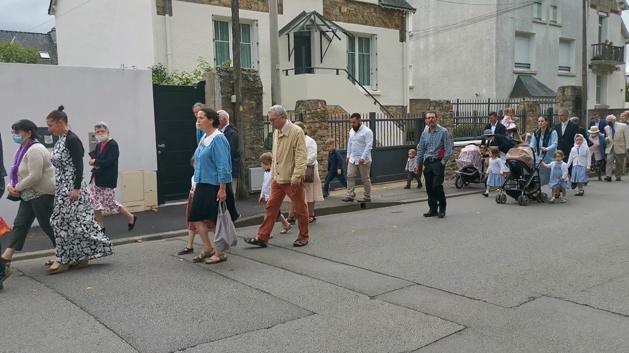 Procession de l'Assomption, Vannes, 15 août 2021
