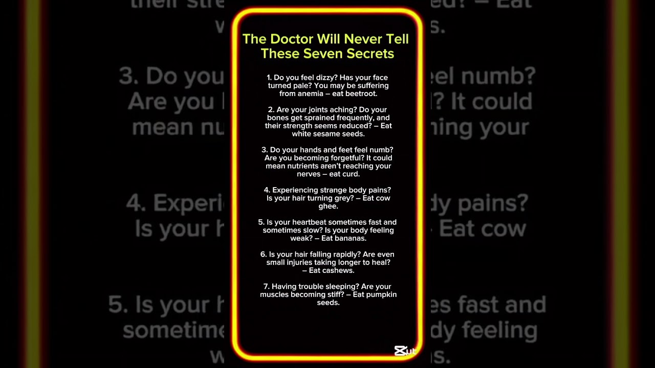 The Doctor will never tell these seven secrets. .. 