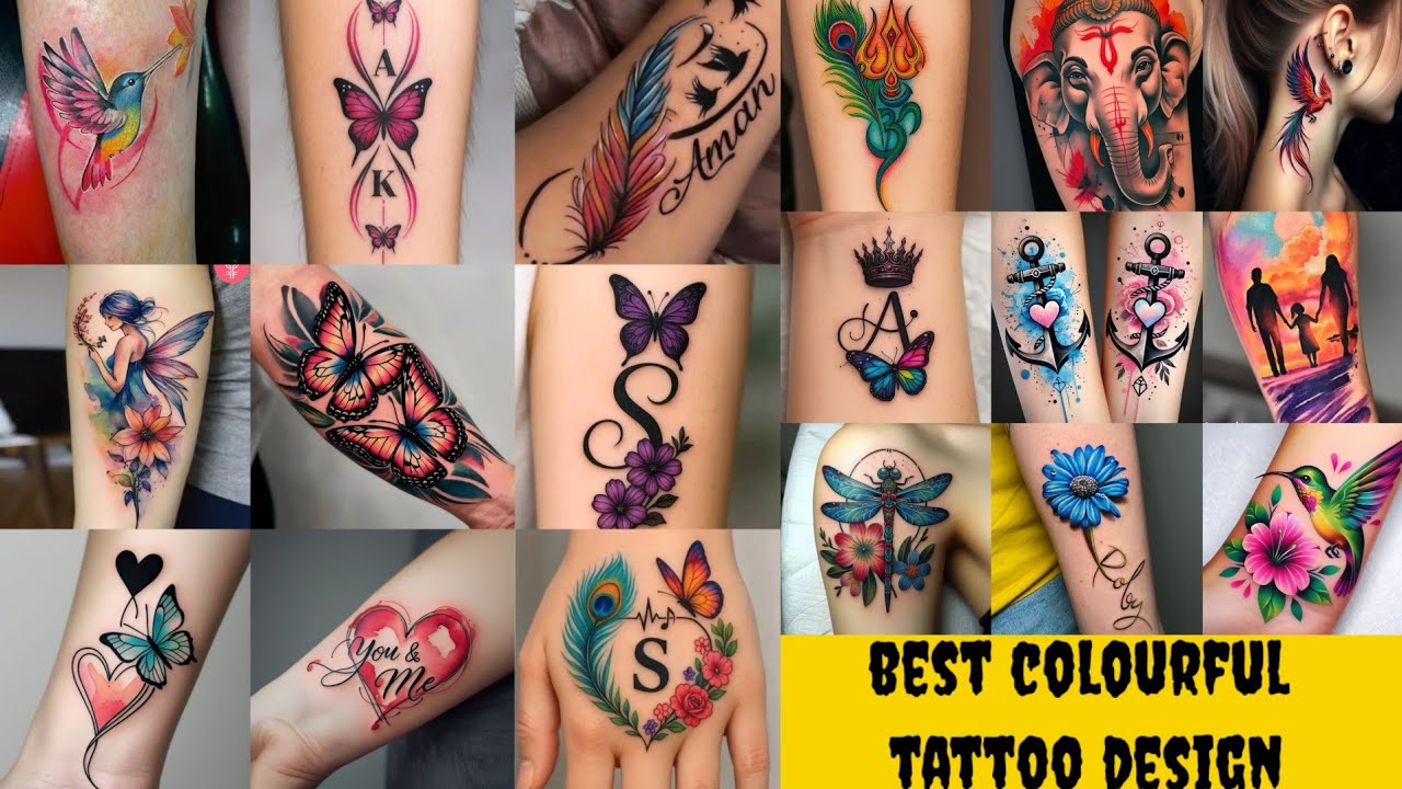 Colourful Tattoo Designs 2025 | Full Tattoo Art Video | Trending Tattoo Styles