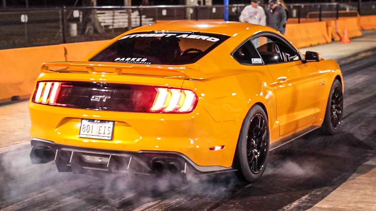 PayDay’s First Time at the Drag Strip! | STOCK 2018+ MT82 Mustang 1/4 Mile