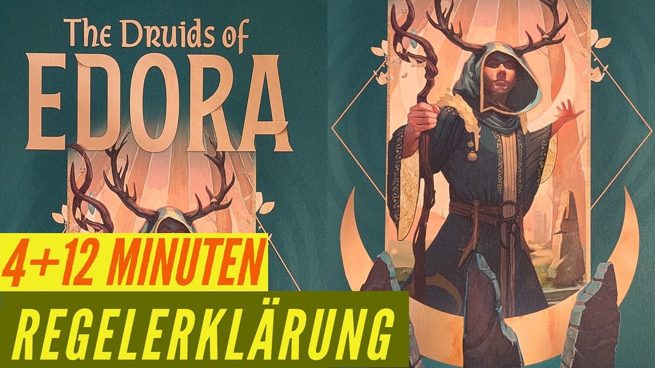 The Druids of Edora Regeln Anleitung Erklärung Regelvideo Kennerspiel Stefan Feld