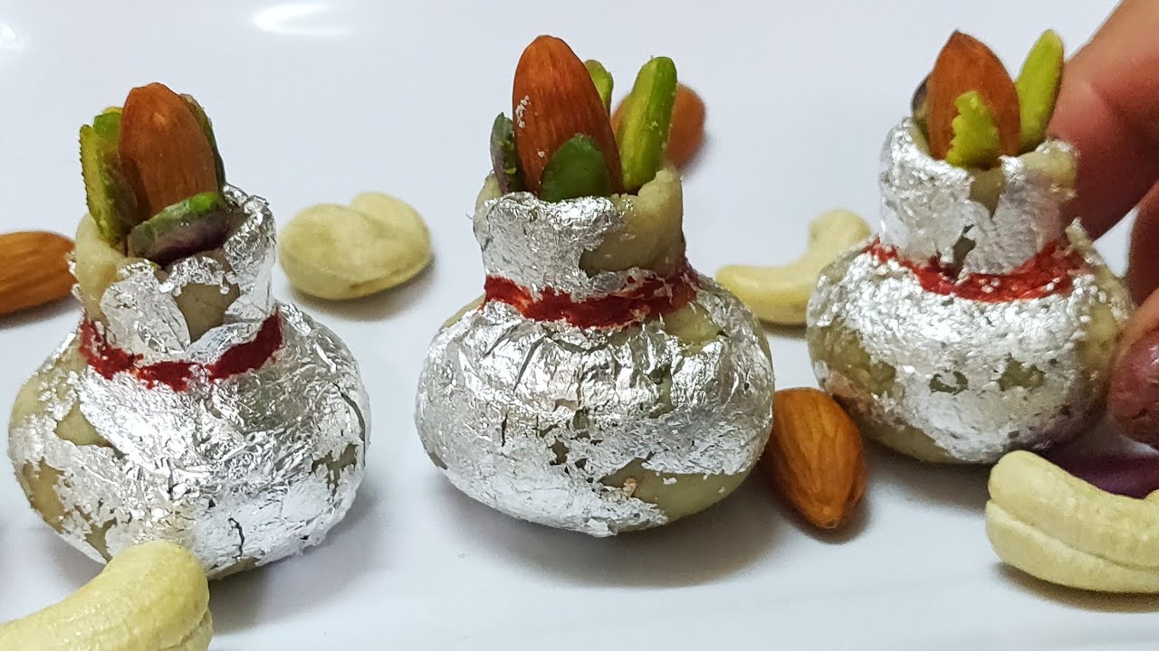 Diwali Special - Kaju Kalash Recipe | इस दिवाली पर मेहमानो का स्वागत करे इस काजू कलश | Cashew Recipe