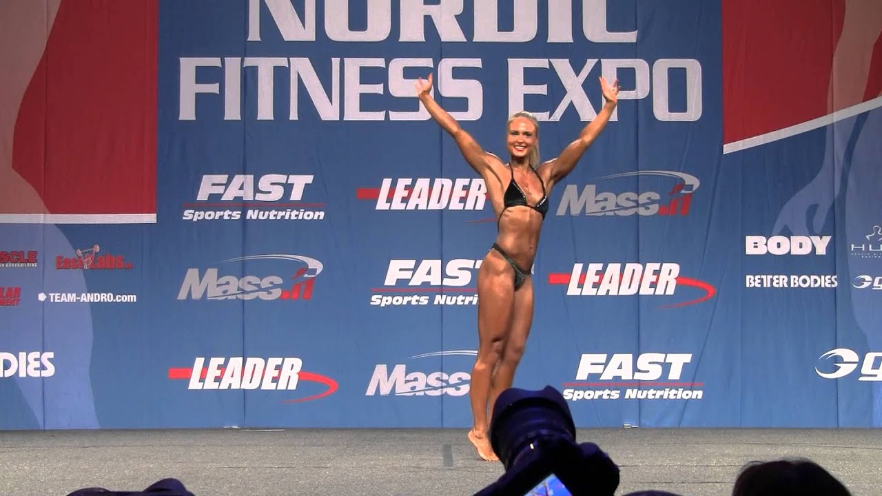 Nordic Fitness Expo 2013 Womens Physique SM Finnish Championships Posing Routine 008