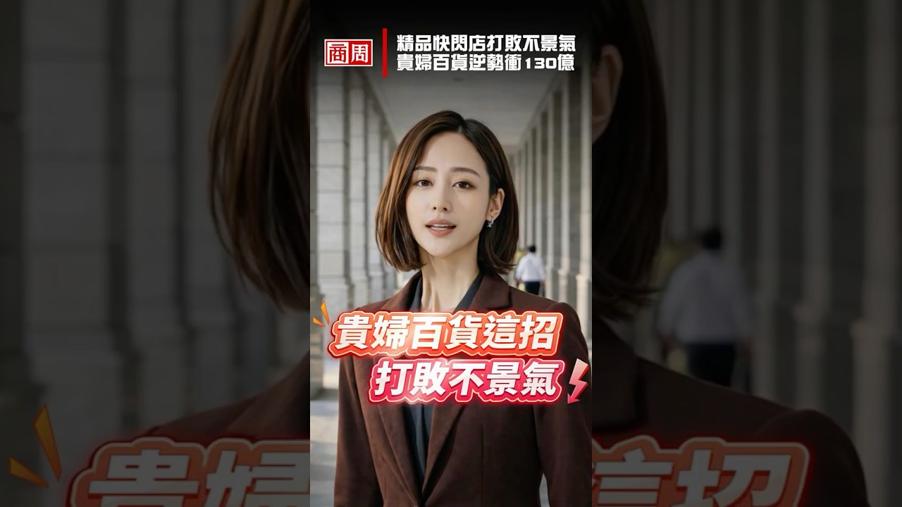 精品快閃店打敗不景氣，貴婦百貨逆勢衝出130億營收！ #商業周刊 #shorts #周小姐Lisa #AI #精品 #BELLAVITA