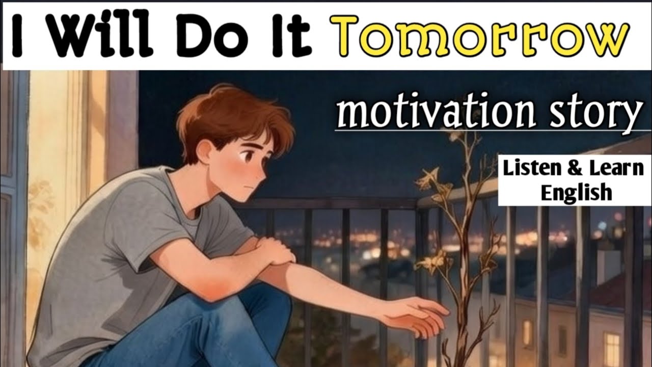 I will do it tomorrow | motivation story  | English stories for practice 