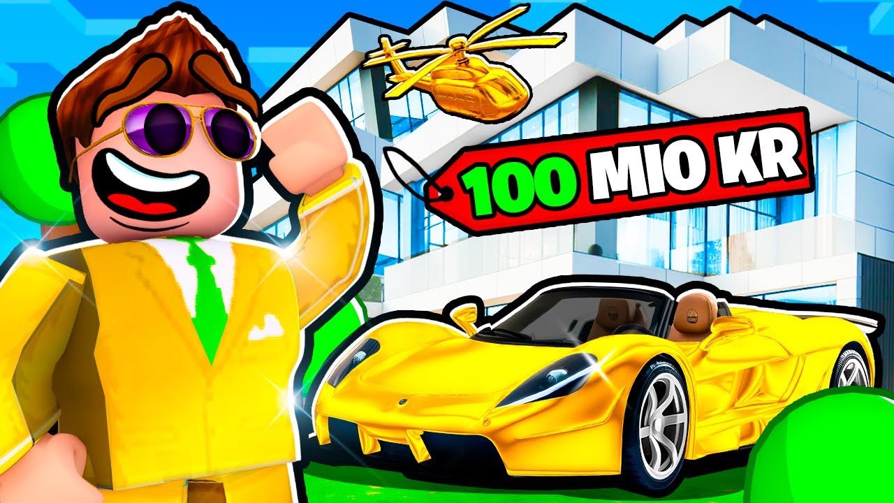 Jeg er 🤑MEGA RIG🤑 i Roblox Giga Mansion Tycoon!