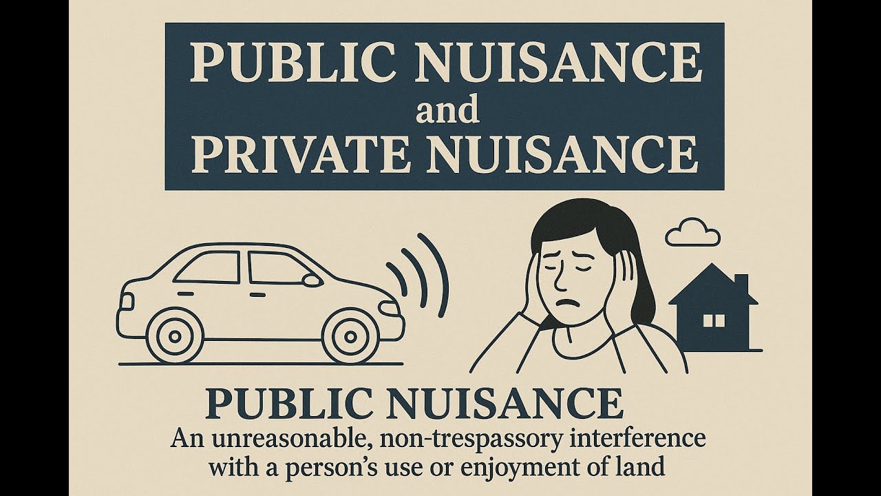 3.8 Public vs Private Nuisance | Special Damage Rule + Case Laws (Classic Judgments)