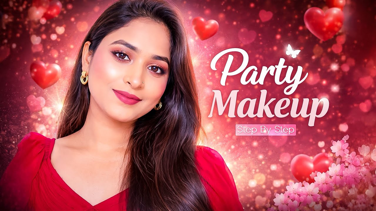 Glam Party Makeup Look Step-by-Step Tutorial | Yogita Makeover 