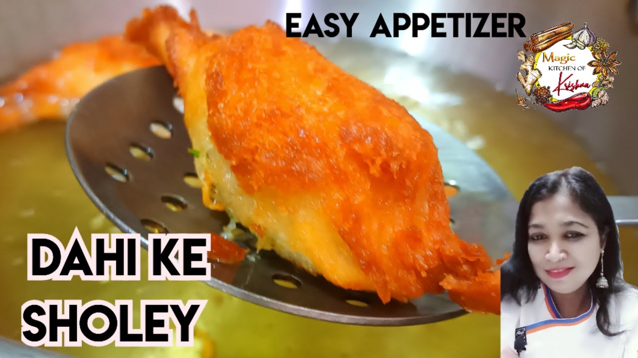 The Viral  Snack | Quick & Easy Party Appetizer/ Dahi ke sholay/ Magic kitchen of krishna
