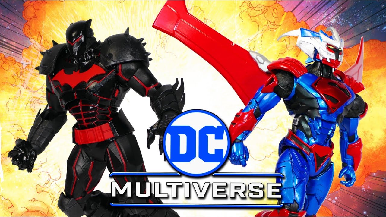 McFarlane DC Multiverse Superman Unchained and Batman Hellbat