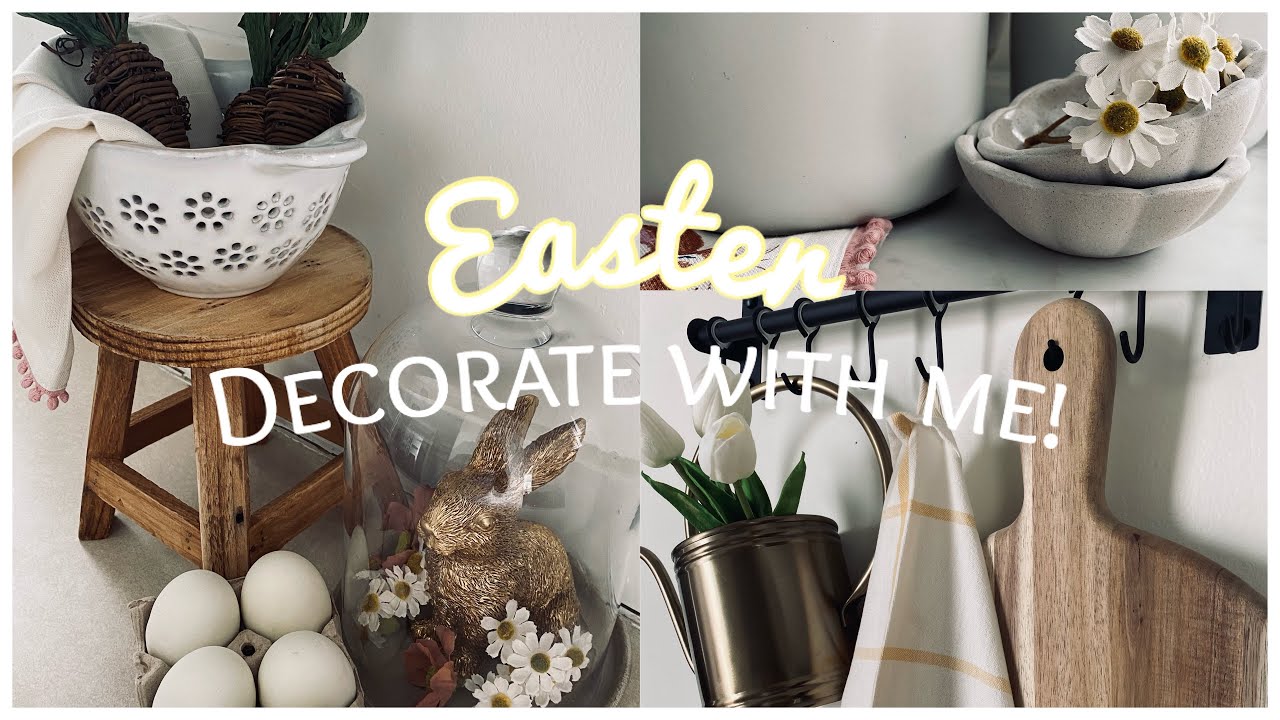 Easter kitchen decorate with me 2023! 🐣