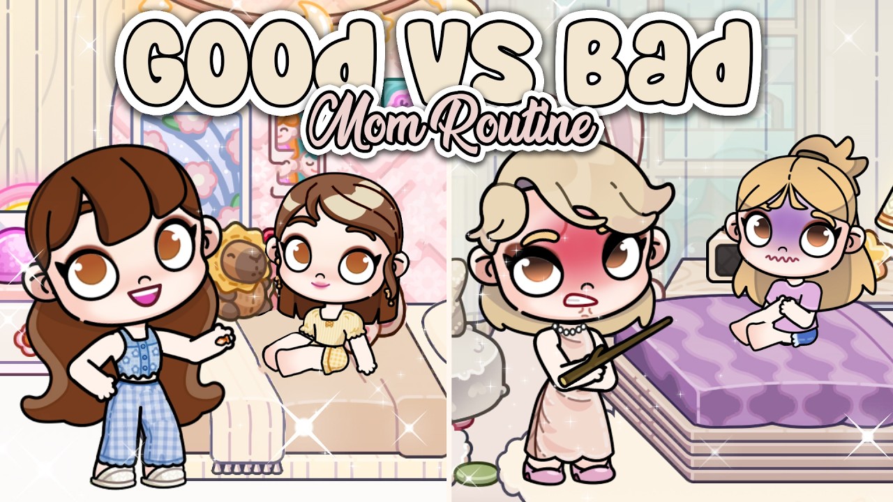 Good Mom vs Bad Mom 💖😩 | Real Life Routine | Avatar World