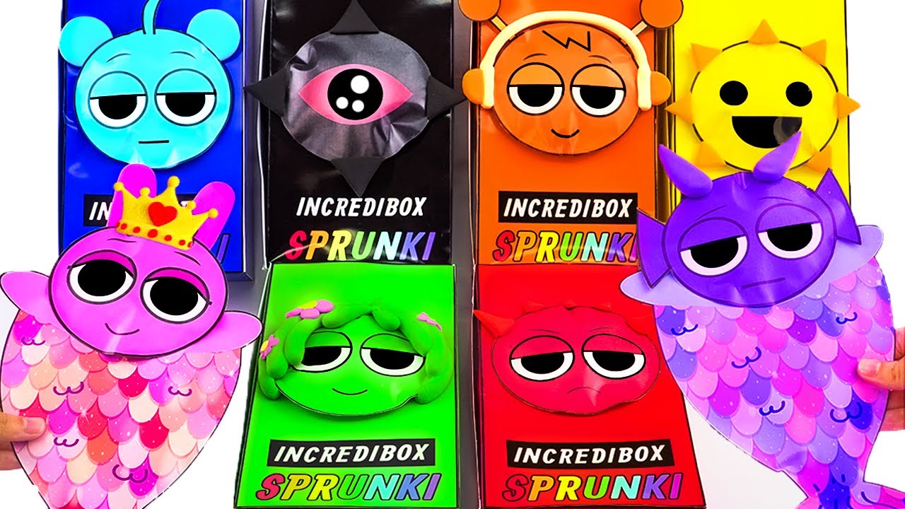 Paper DIY💖 Cute Unboxing INCREDIBOX Blind Box, How to make Mr.Blind Bag ASMR #cute #좋아요 블라인드 백
