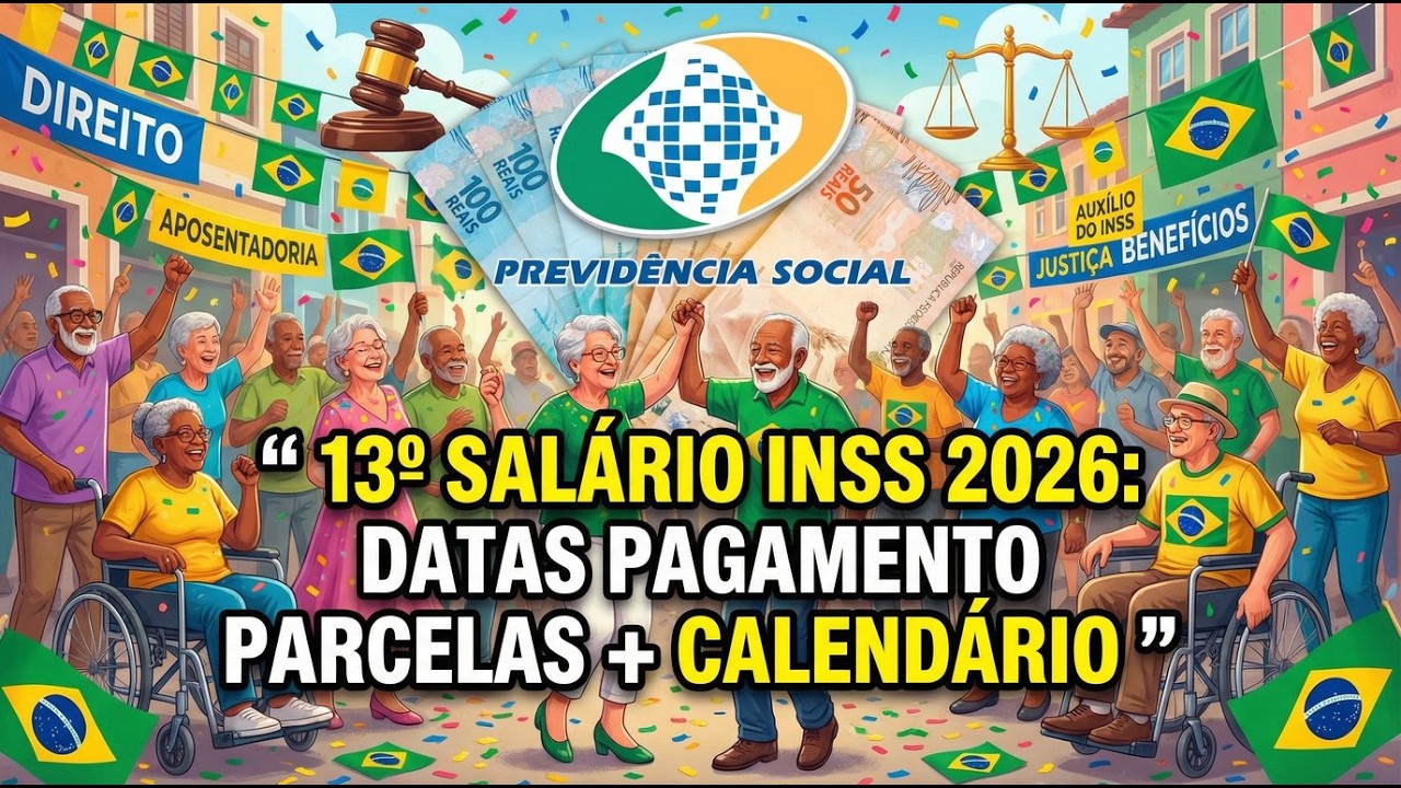 13º Salário do INSS Datas Pagamentos Parcelas Calendário