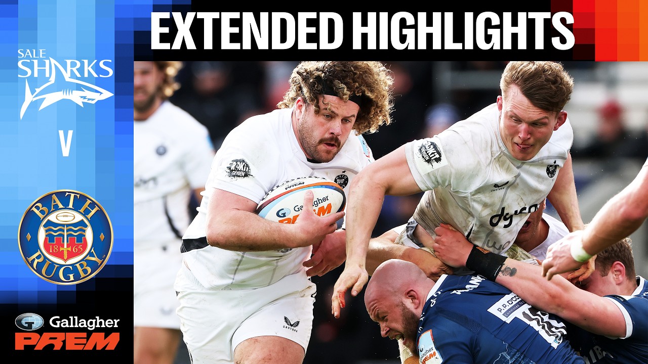 Sale Sharks kontra Bath Rugby | DODATKOWE NAJWAŻNIEJSZE MECZU | Gallagher PREM 25/26 | Runda 12
