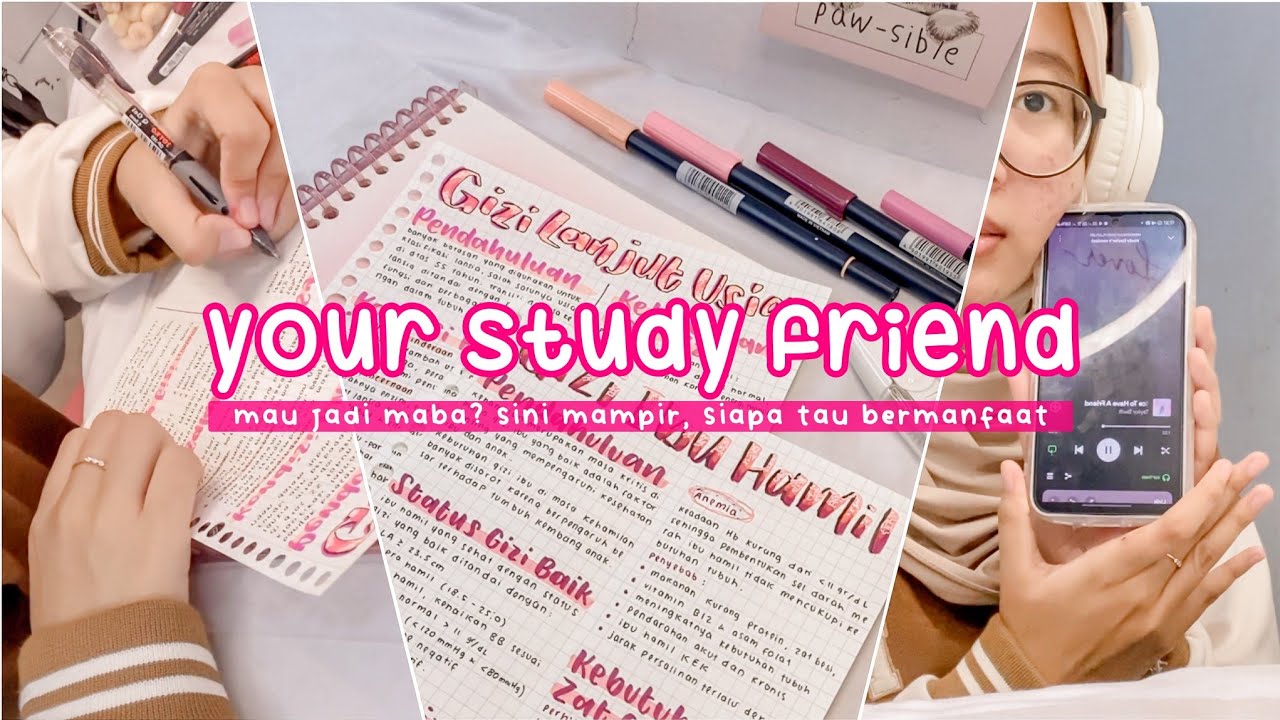 study vlog | your study friend #3 : jadi mahasiswa? sini aku kasih tips