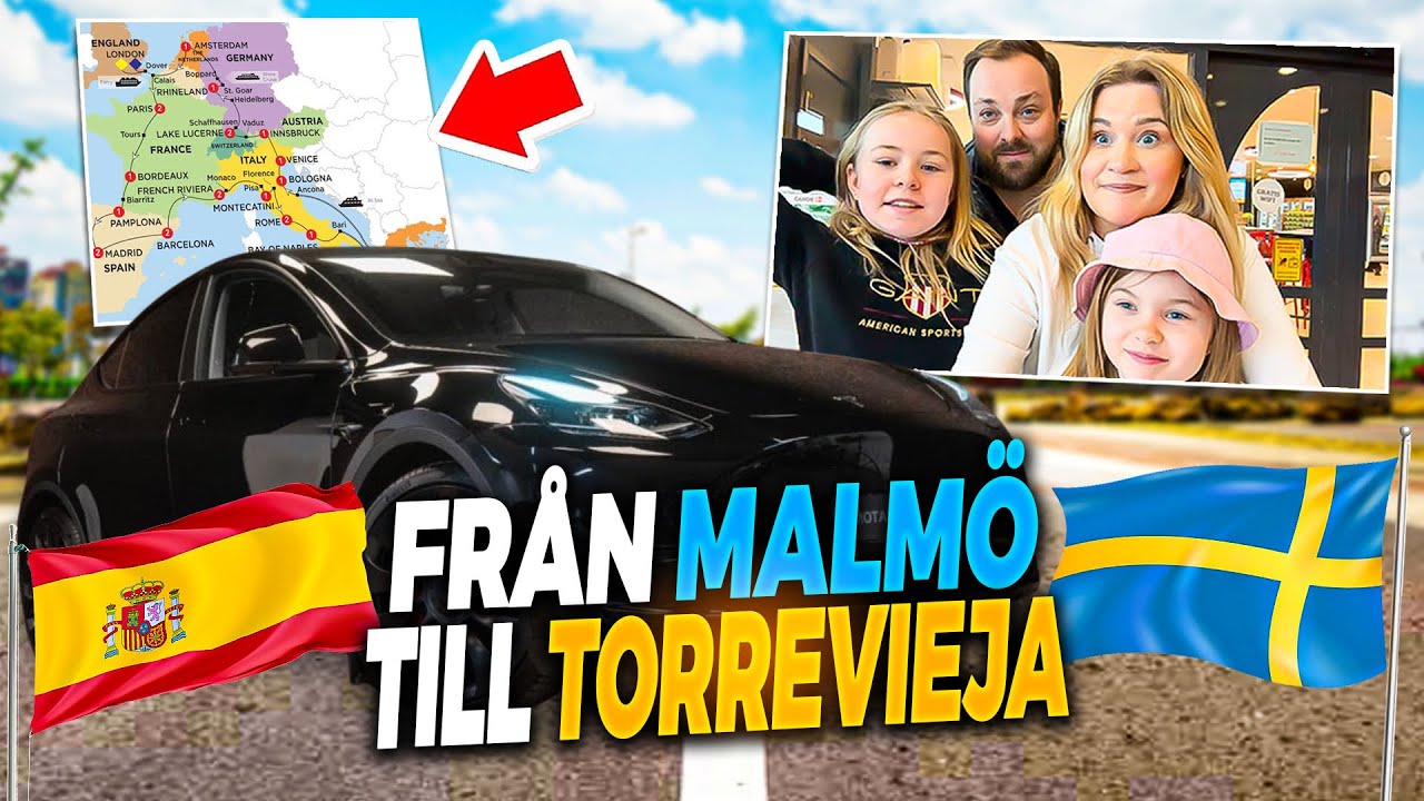 ROADTRIP MED TESLA FRÅN SVERIGE TILL SPANIEN