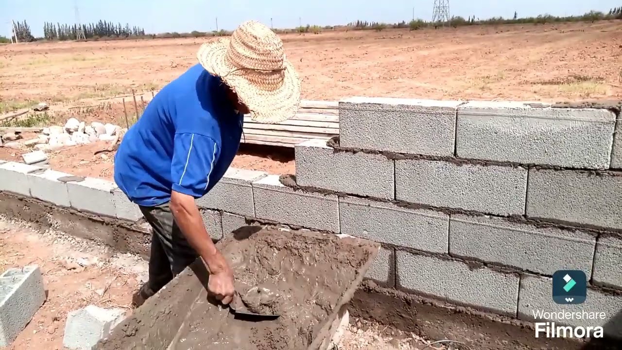 الجزء الخامس لي بناء كوري أو مقر لي للابقار 🐂👍