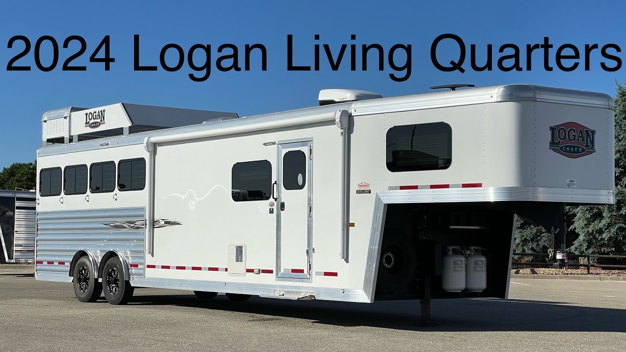 2024 Logan Coach Select 812 4 Horse Living Quarters