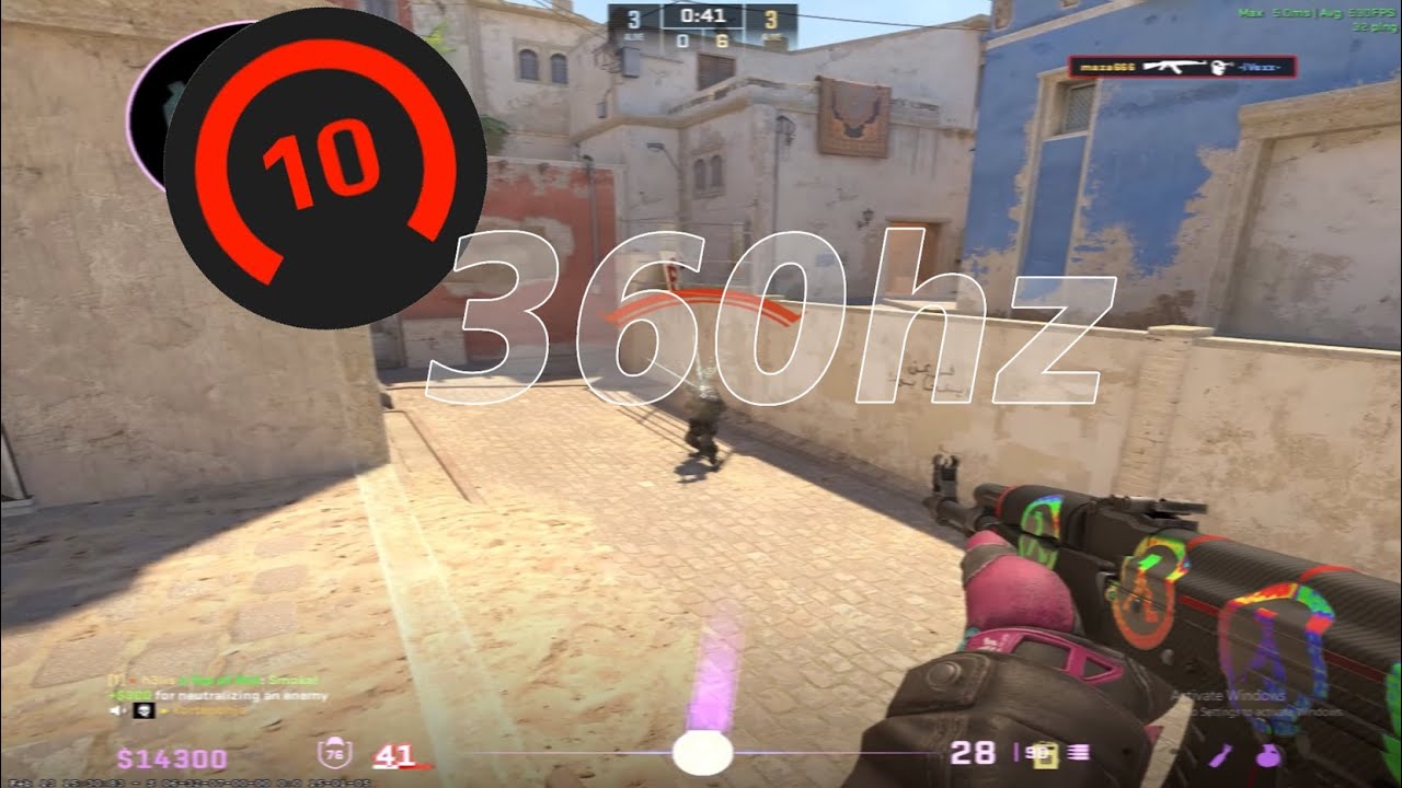 CS2 FACEIT LVL 10 HIGHLIGHTS | 360hz