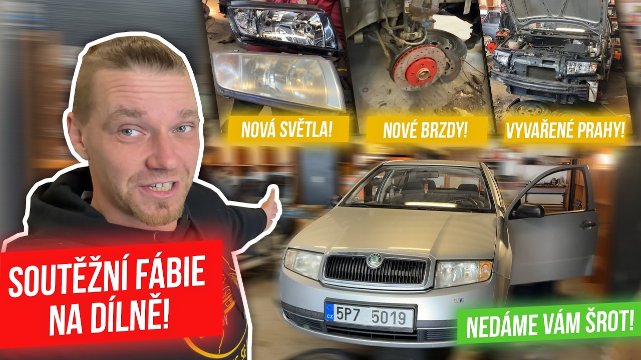 Fábie do SOUTĚŽE na dílně! 🔧 Všechno půjde nové! 🔧 Takový šrot pro fanoušky? Soutěž díl 1.