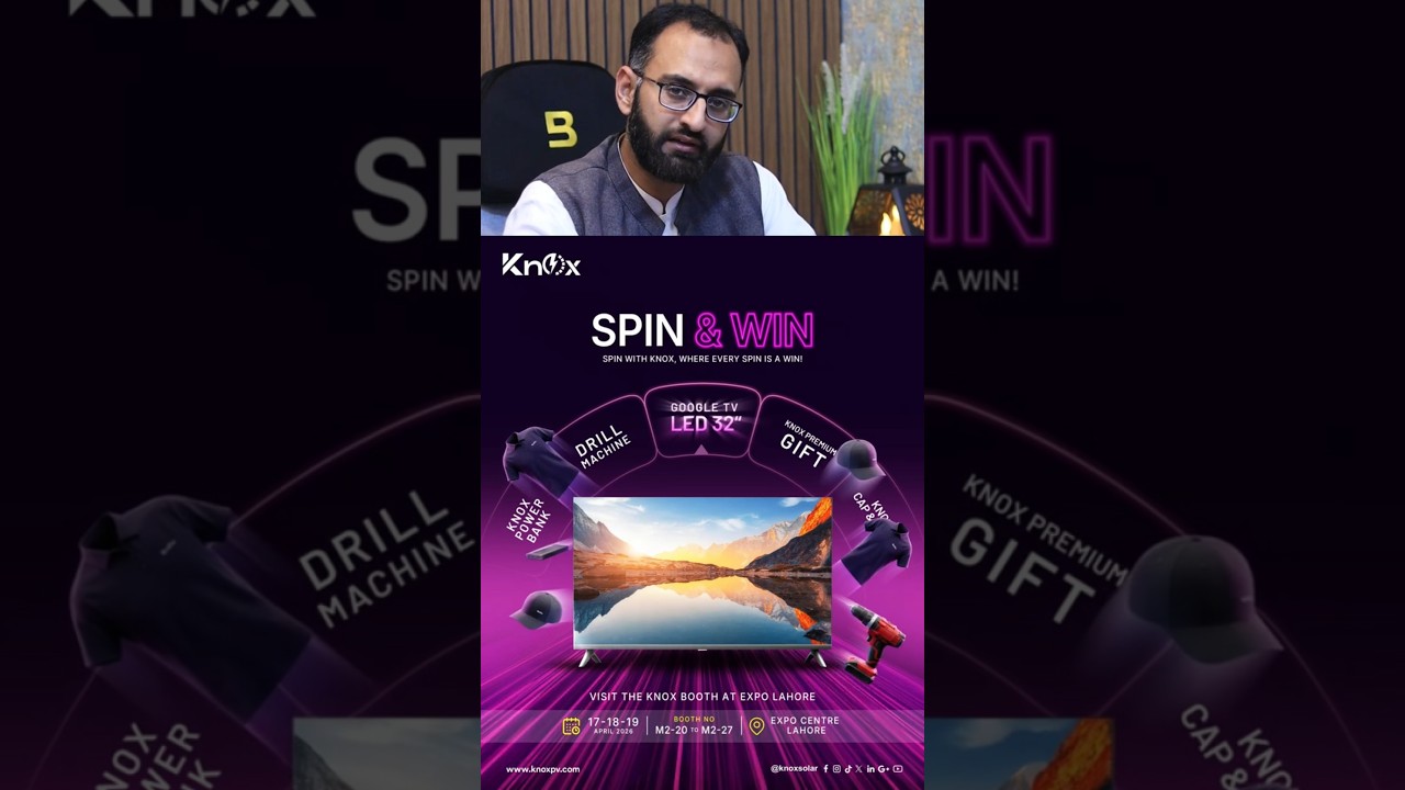 Knox Spin & Win 🔥 Win Free Gifts at Expo Lahore