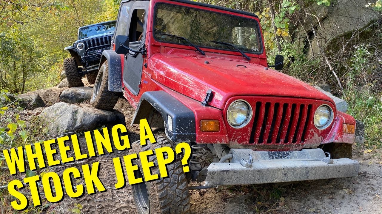 Can a Stock Jeep keep up with Built Jeeps on 42s? At Southington Offroad Park.