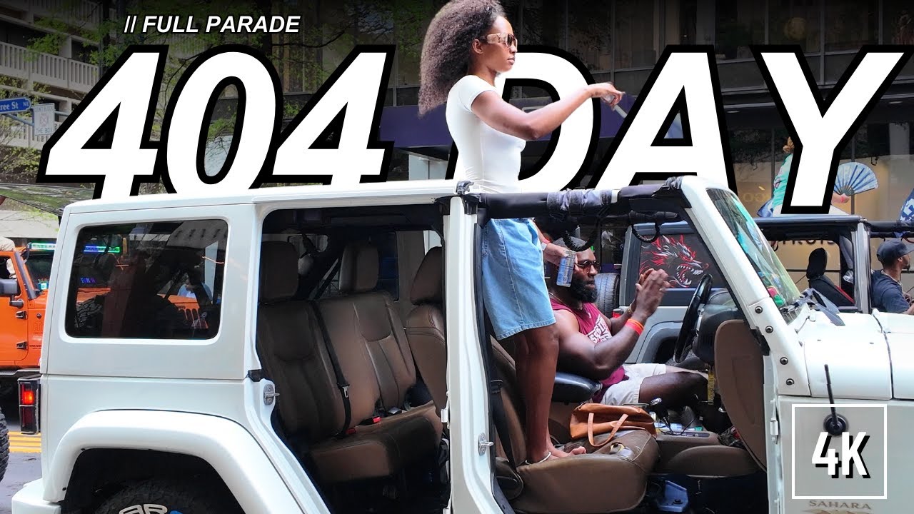 404 Day Parade on Peachtree Street | Full Parade in 4K | Atlanta 2025