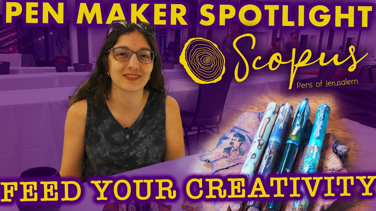 Scopus Fountain Pens  |  Hand Made Pen with Nature Elements?!  |  Pen Maker Spotlight