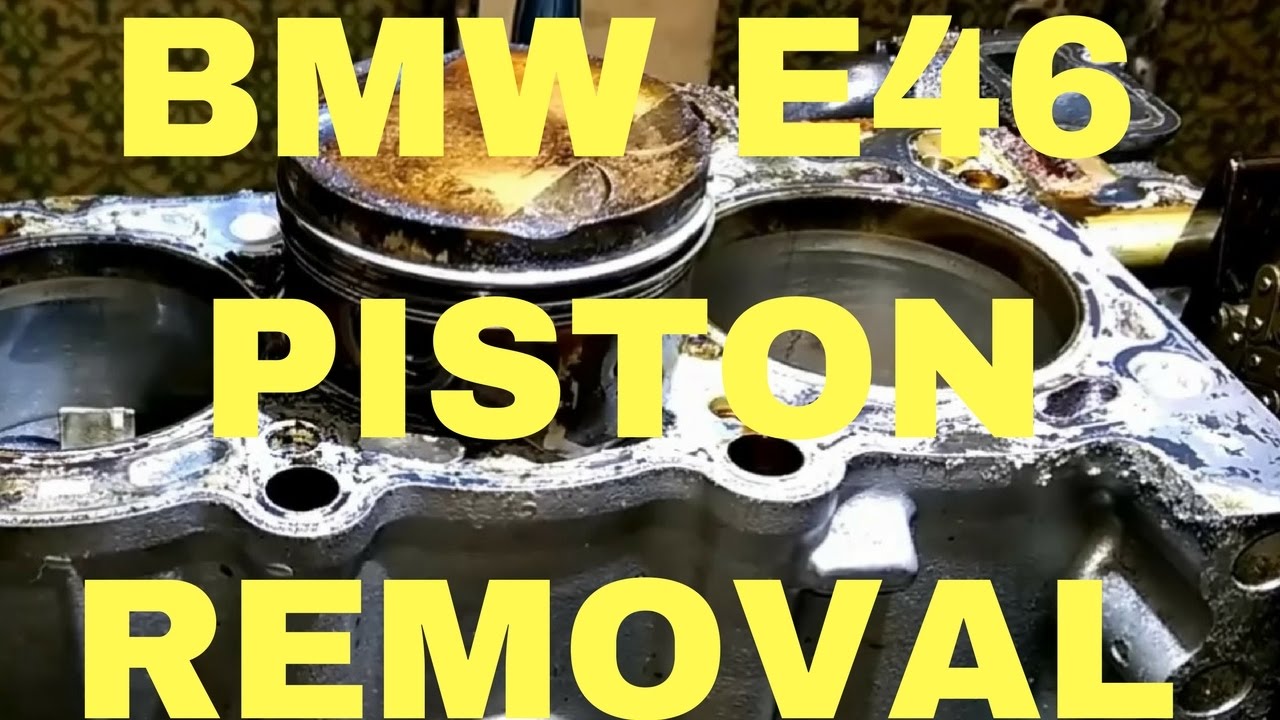 BMW e46 piston rings removal and why M54 burning oil