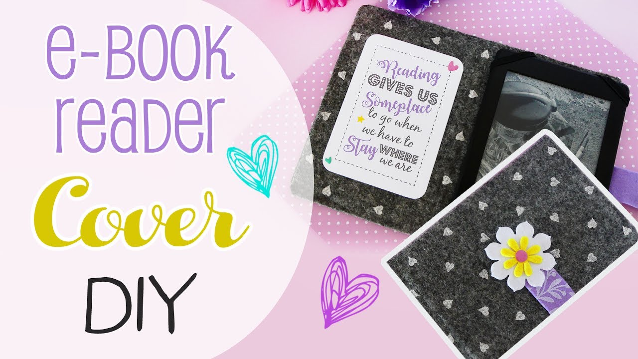 Cover in feltro per Kindle - DIY Cover ebook Reader -