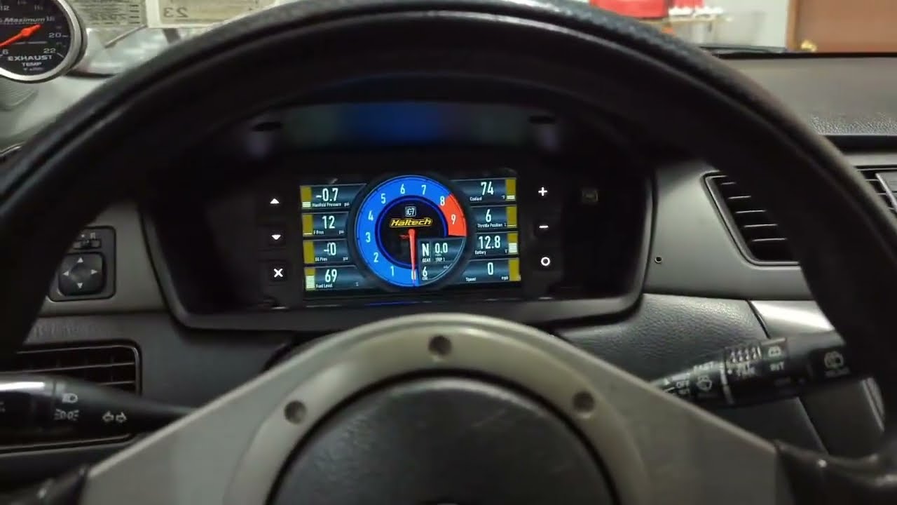 Haltech Evo 8 / iC-7 Dash - Sequential Shifted - Drive-By-Wire, No Lift Shift, Automatic Rev Match
