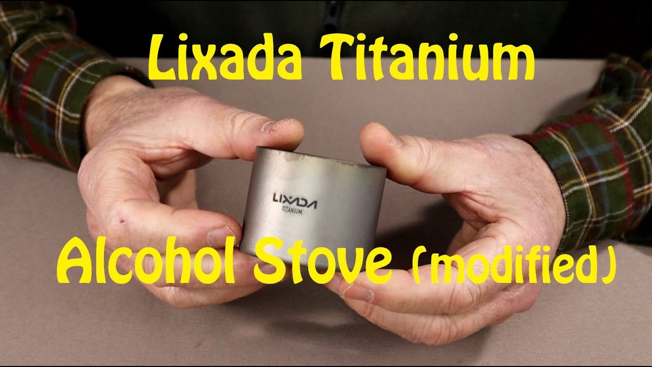 Спиртовка Lixada Titanium (модифицированная для большей универсальности)