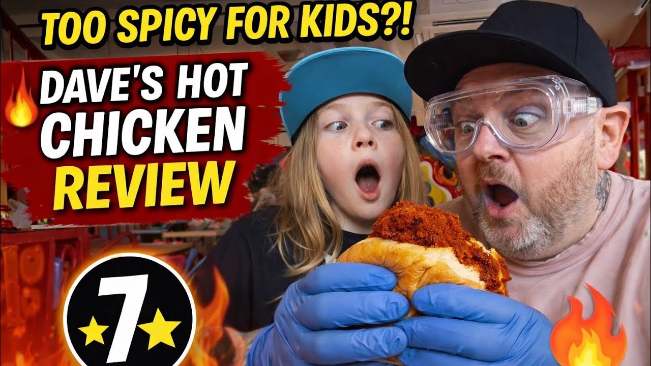 Daddy Tried The REAPER at Dave’s Hot Chicken… Was It a Mistake?! 🌶️🔥