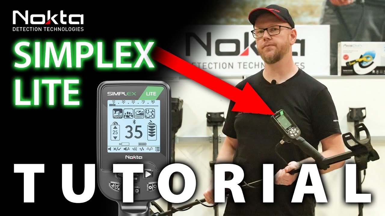 Tutorial Simplex Lite metaaldetector. Instructievideo voor metaaldetectie en schatzoeken!