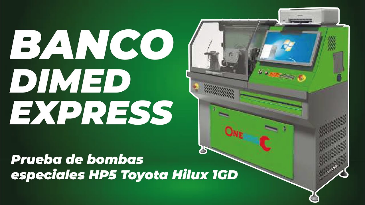 DIMED EXPRESS -  Prueba de bombas especiales HP5 Toyota Hilux 1GD