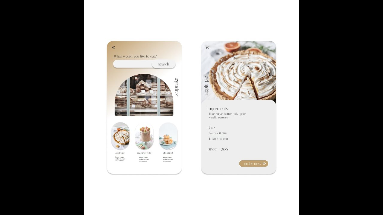 App design using Figma