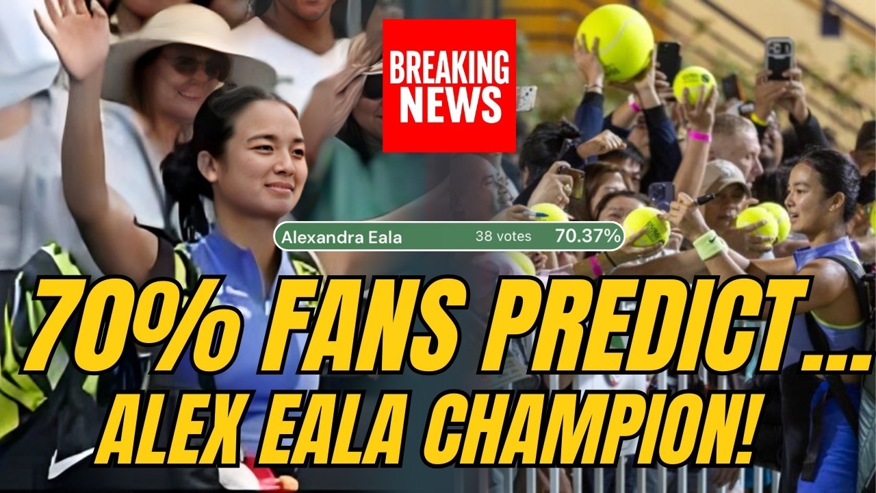 INDIAN WELLS IN SHOCK! 😱 70% of Fans Believe Alex Eala Will Be the BNP Paribas Open Champion!