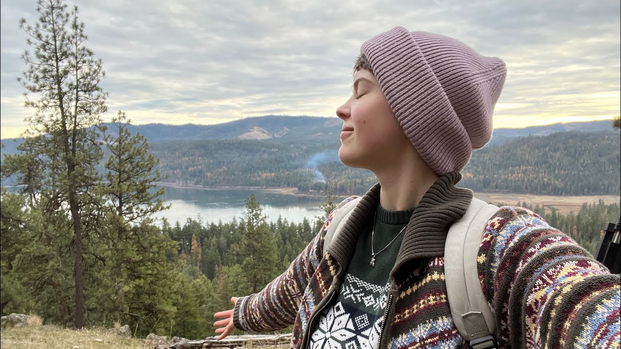 ASMR | Hiking in the Mountains (soft spoken + nature sounds)