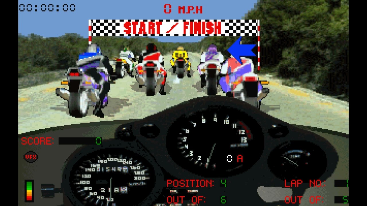 Cyclemania (1994) pc gamerip soundtrack - Shock Treatment, Forest Shadows 