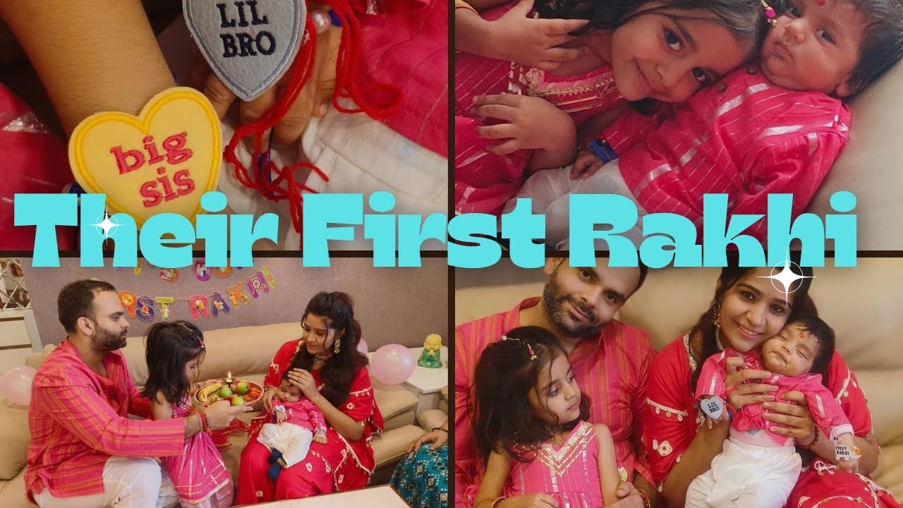 My kids first rakhi 🥹🥹#rakhispecial #first #vlog 